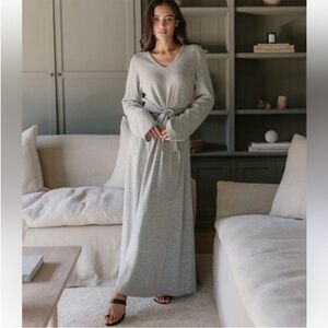 Navy Wool/Cashmere Jenni Kayne Everyday Kate Maxi Dress
